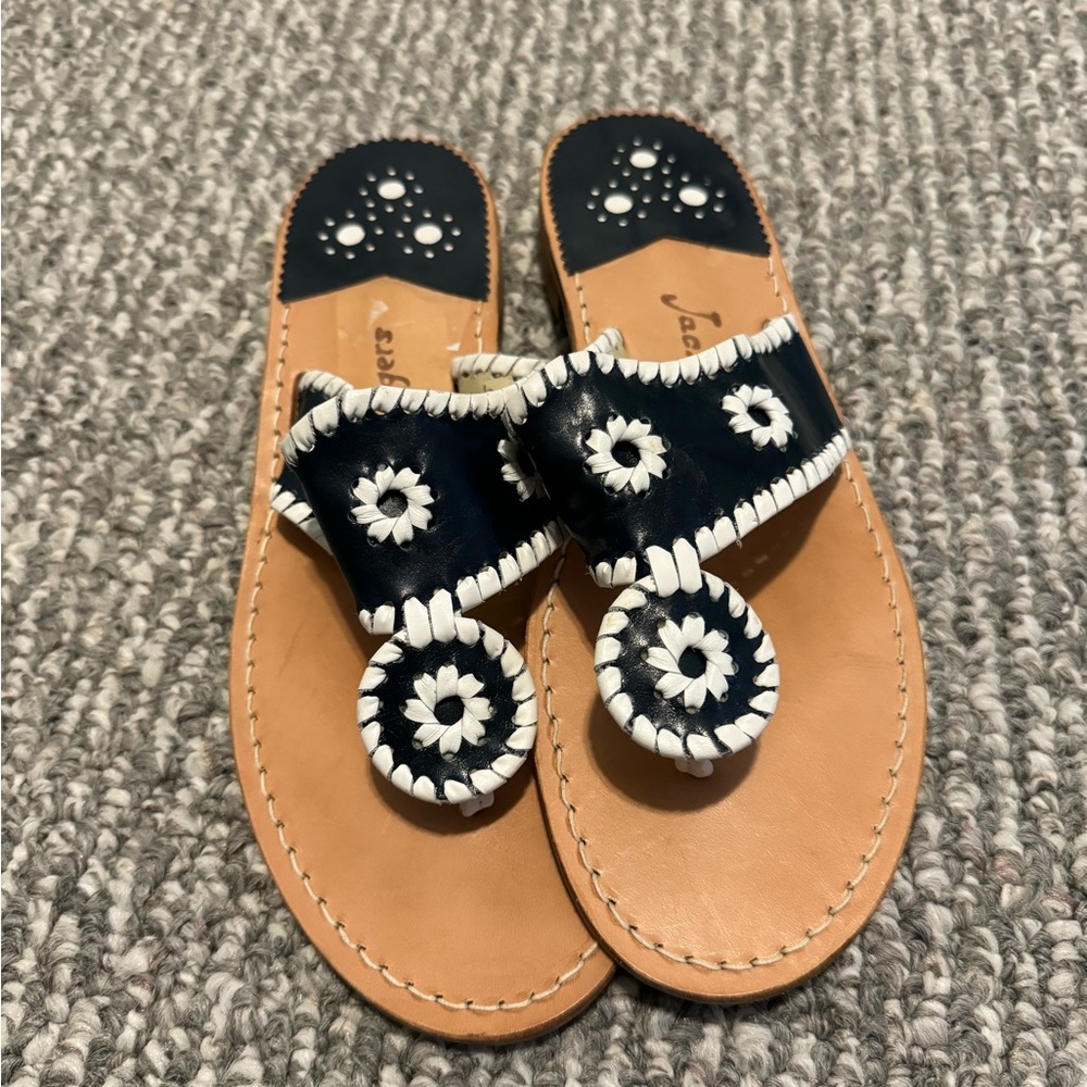 Jack Rogers — Navy with white